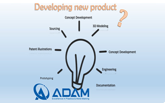 The phases of process for developing a new product